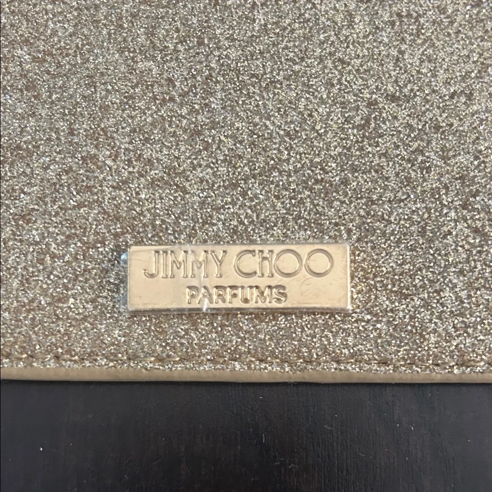Jimmy Choo Parfums Shimmering Gold Card Case Pouch - Picture 3 of 5
